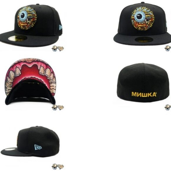 NWOT ULTRA RARE! MISHKA NYC x Opie Ortiz  x  New Era 59FIfty Fitted Hat - Picture 1 of 4